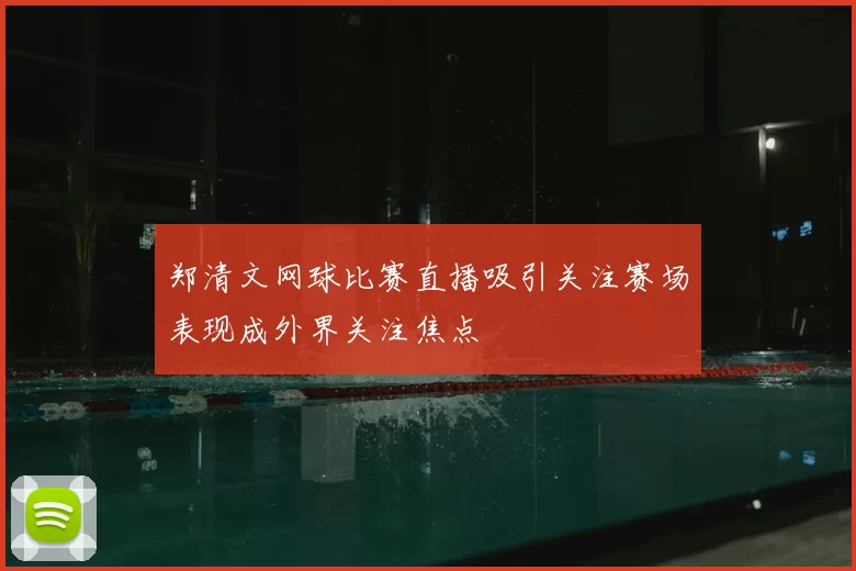 郑清文网球比赛直播吸引关注赛场表现成外界关注焦点